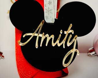 Personalized Mickey Mouse Ornament