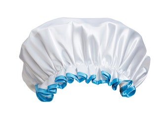 Bodylife Shower Cap Extra Large White Double Layered 35cm
