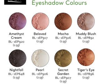 Bodylife Beauty Makeup Natural Mineral Eyeshadow Set Powder Eye Shadow 8 Colours