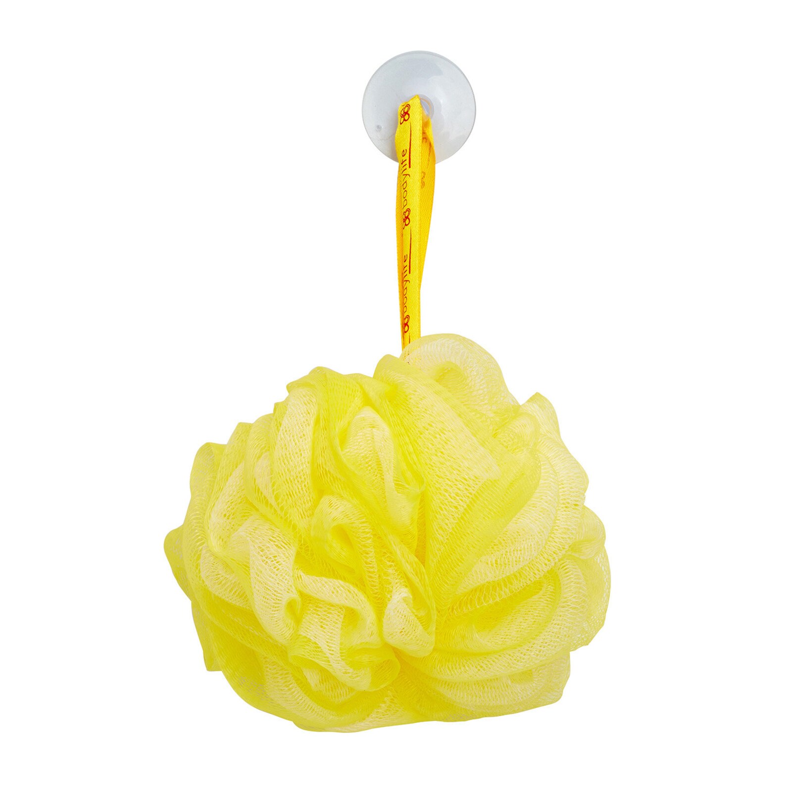 Bodylife Yellow and White Exfoliating Bath & Shower Scrunchie Etsy