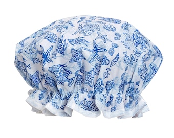 Bodylife Shower Cap Blue Lagoon Double Layered 27cm's