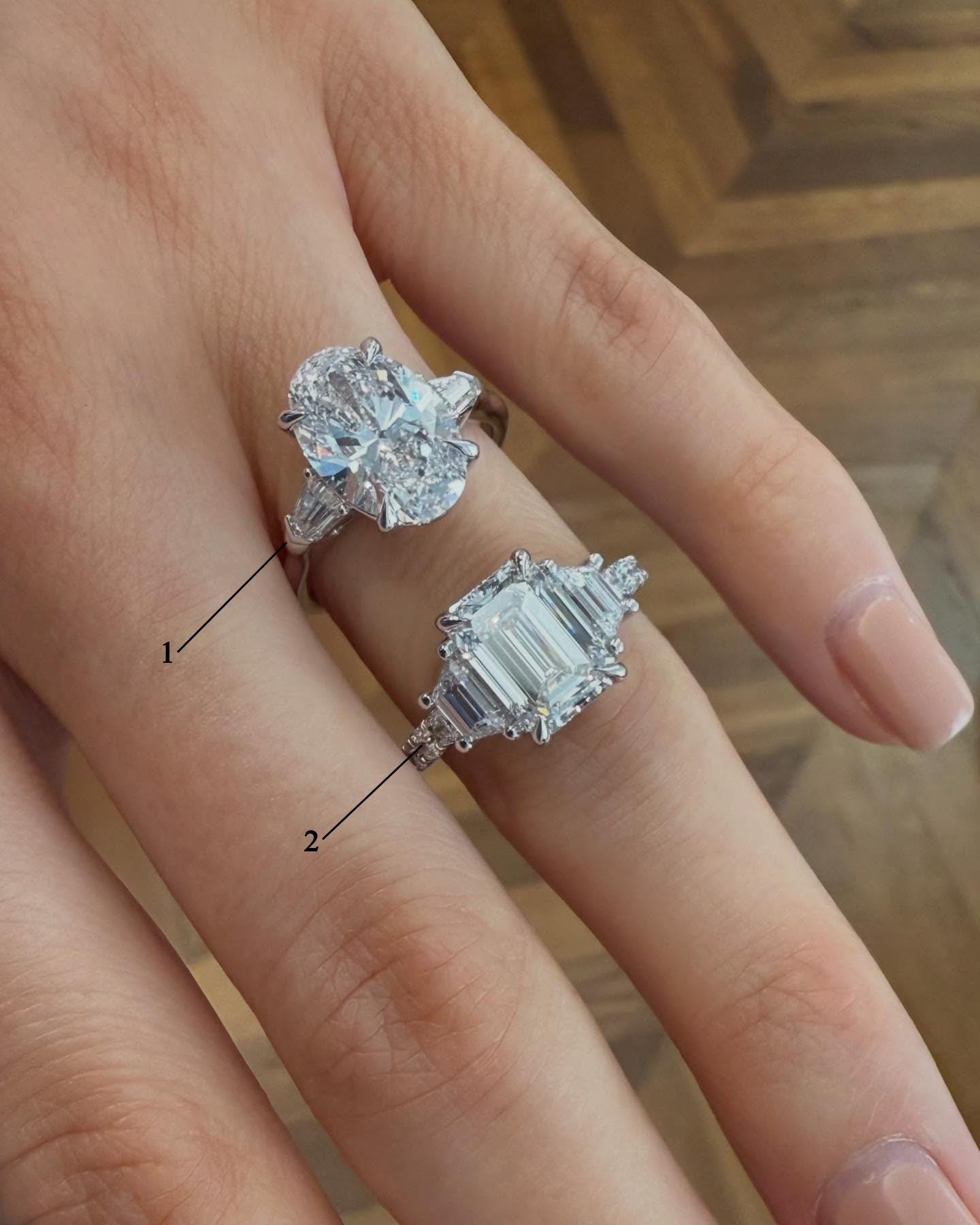 エメラルドカット 覆輪 ベゼルセッティング リング #RI489