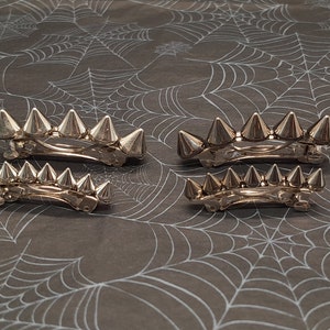 Spiked Barrette Hair Clips 4cm  5cm