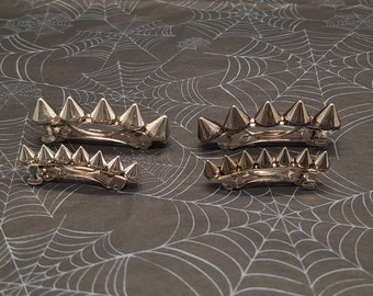 Spiked Barrette Hair Clips 4cm  5cm