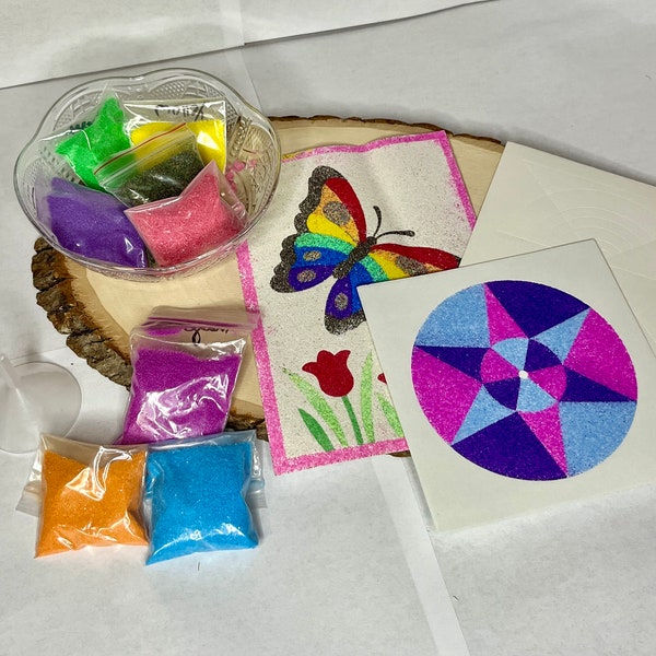 Sand Painting Art Etsy