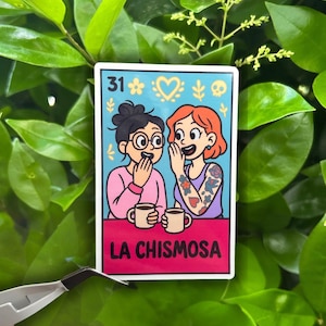 Loteria: Mexican Loteria Card - La Chismosa sticker