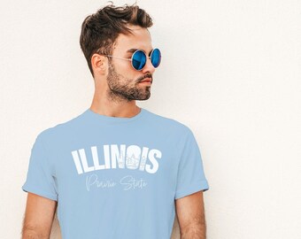 Illinois State Shirt, Illinois Shirt, Cute Illinois Shirt, Graphic Tee, USA Shirt, Travel USA, Visit Illinois, Illinois Gift, Prairie State