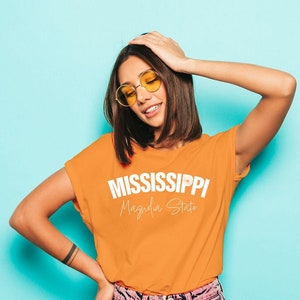 Mississippi Tee, Mississippi State Shirt, Cute Mississippi Tee, US State Shirt, Cute Travel Tee, Vacation Shirt, Graphic Tee, Magnolia State