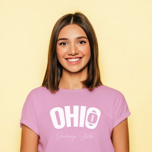 Ohio Tee, Cotton Tee, Ohio State Shirt, US State Shirt, Cute Ohio Shirt, Buckeye State Shirt, Travel Shirt, Vacation Tee, Gift from Ohio
