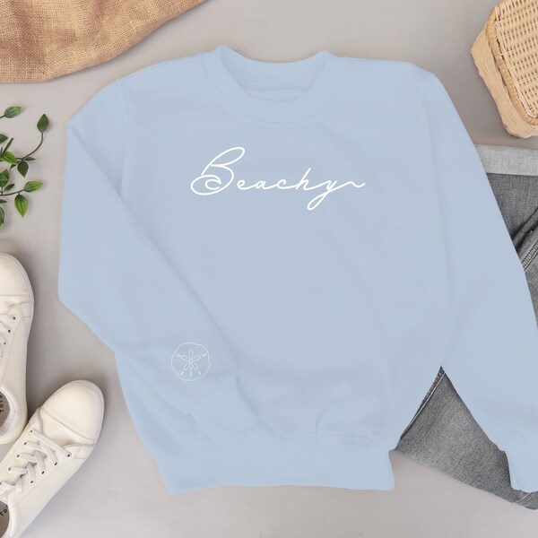 Beachy Crew Neck, Color Carolina Blue