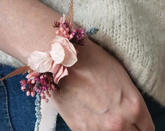 Bracelet fleurs séchées Accessoires de Cortège