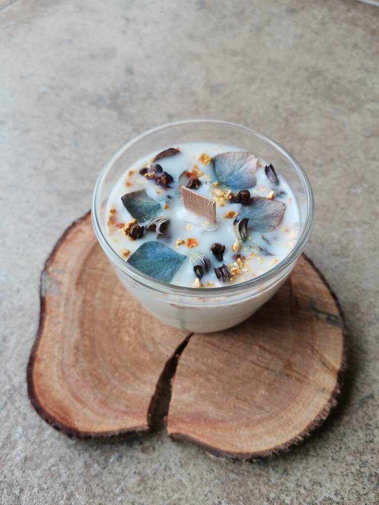 Bougie Fleurs Séchées Spices.