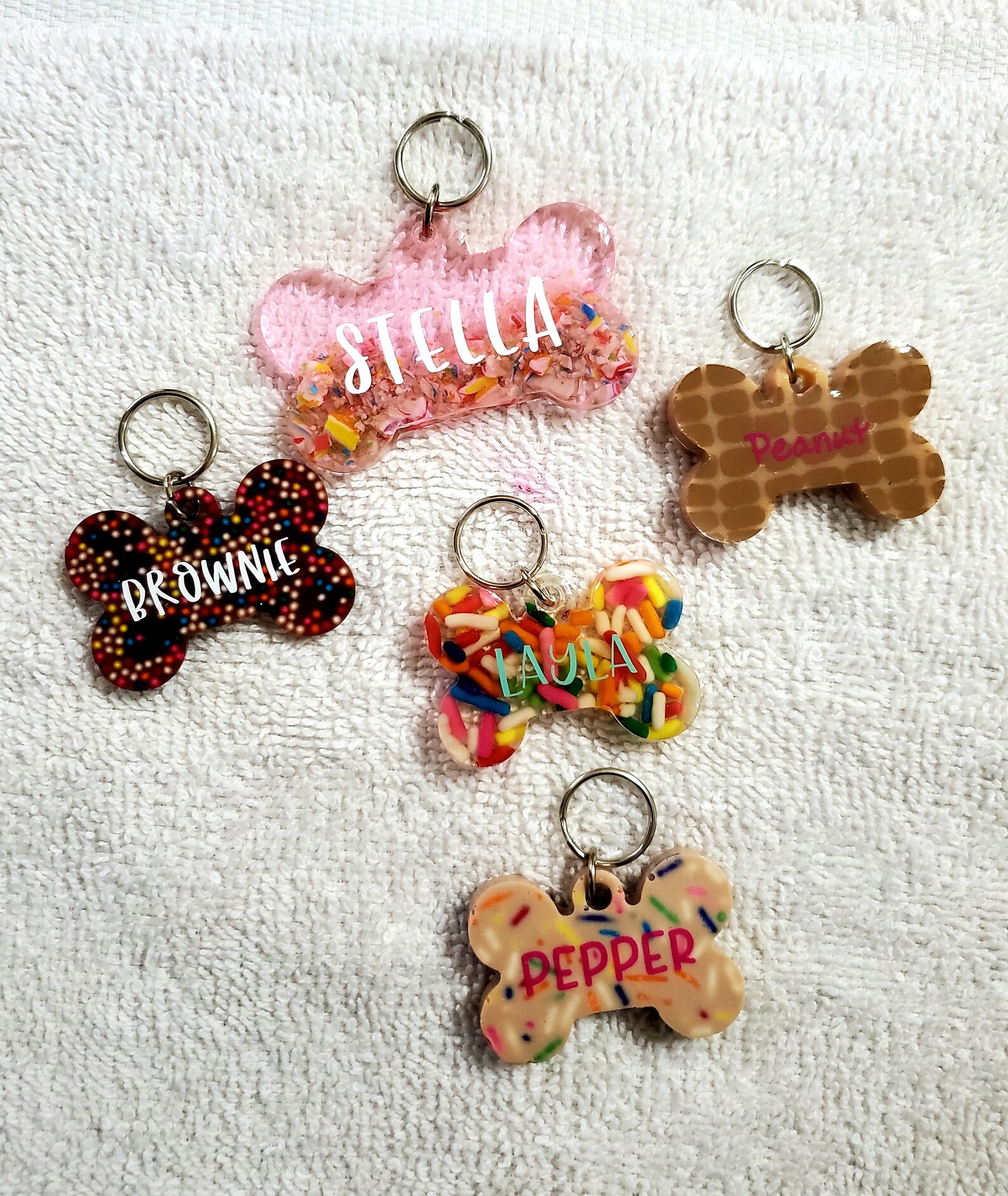 Custom Resin Pet Tags Custom Dog Tags Resin Pet Name Tags Etsy