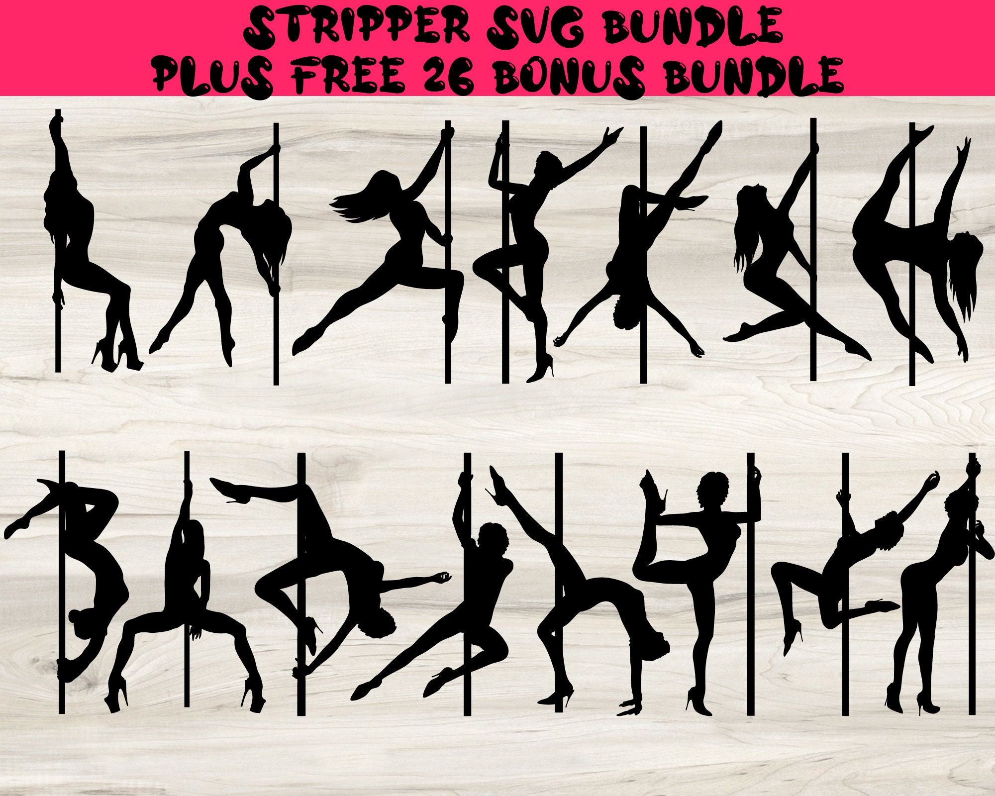 Stripper Svg Dancer Svg Pole Dancer Svg Sex Svg Pinup Svg | Etsy Australia