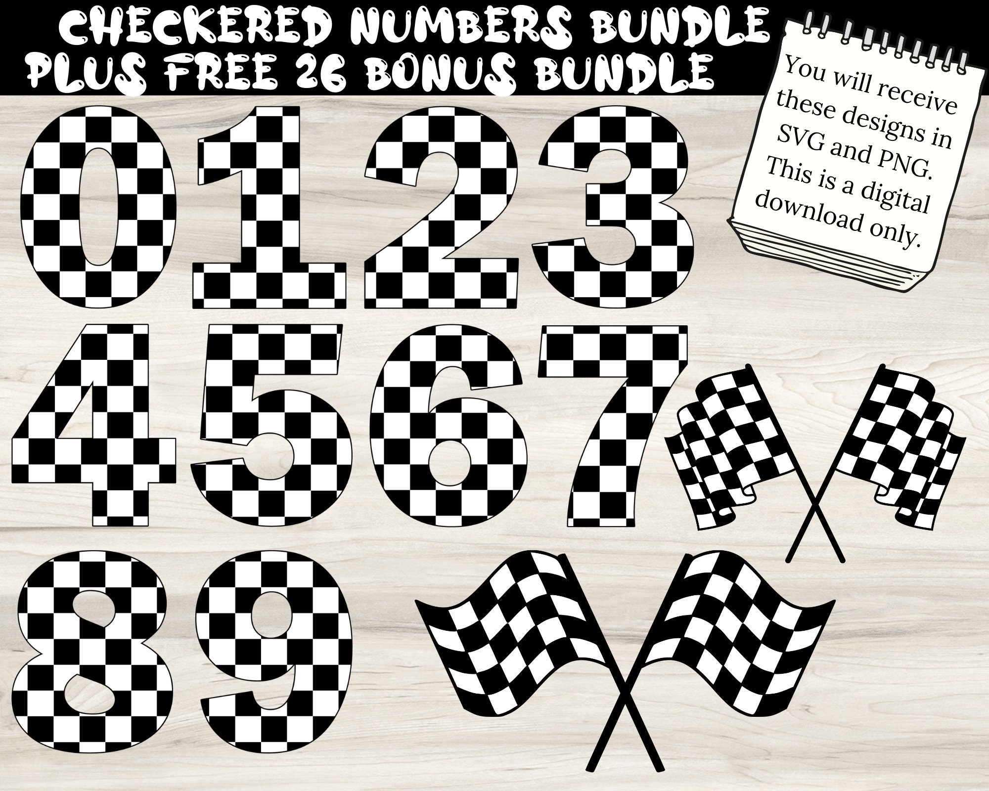 Alphabet Svg Letters Svg Checkered Font Checkered Flag Png Etsy