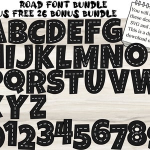 alphabet svg, letters svg, road font, car racing, race car svg, race track