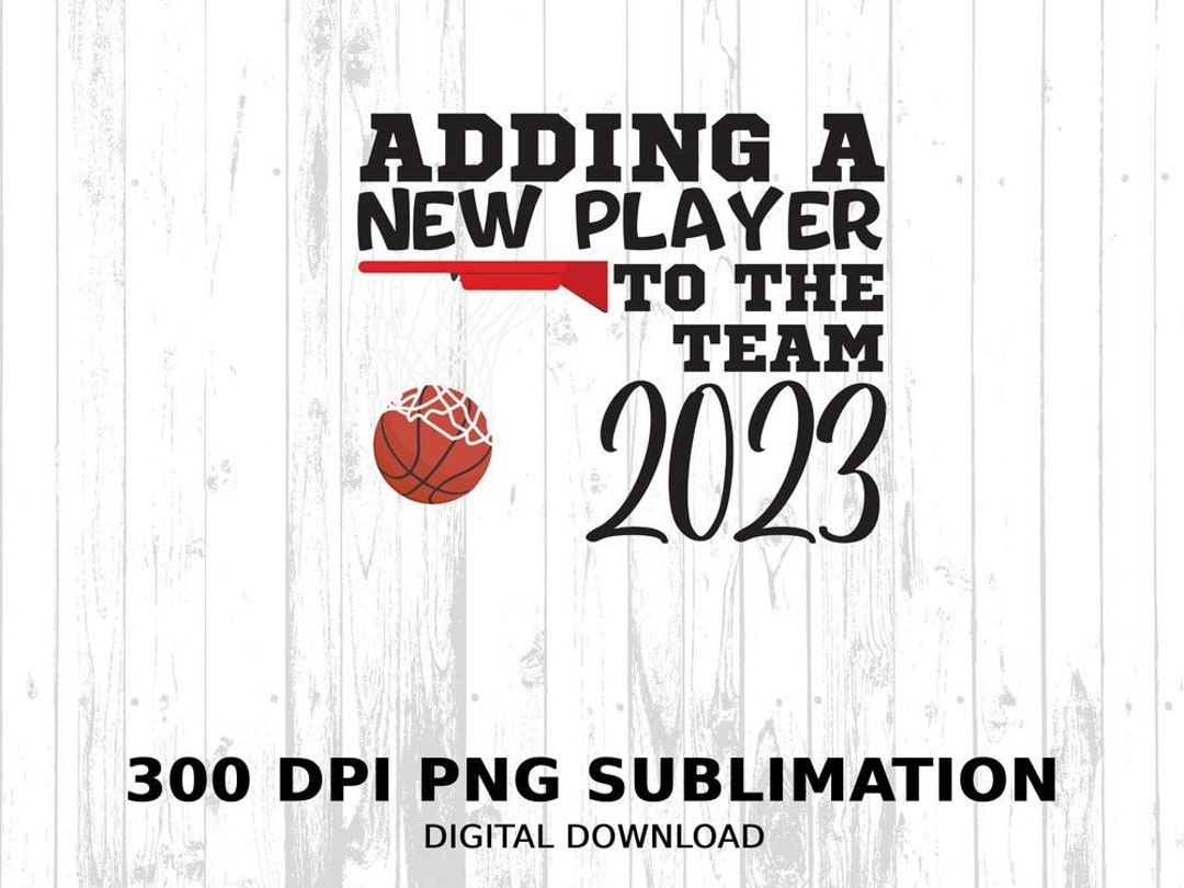 Adding a New Player to the Team 2023 Digital Sports Baby Etsy Australia