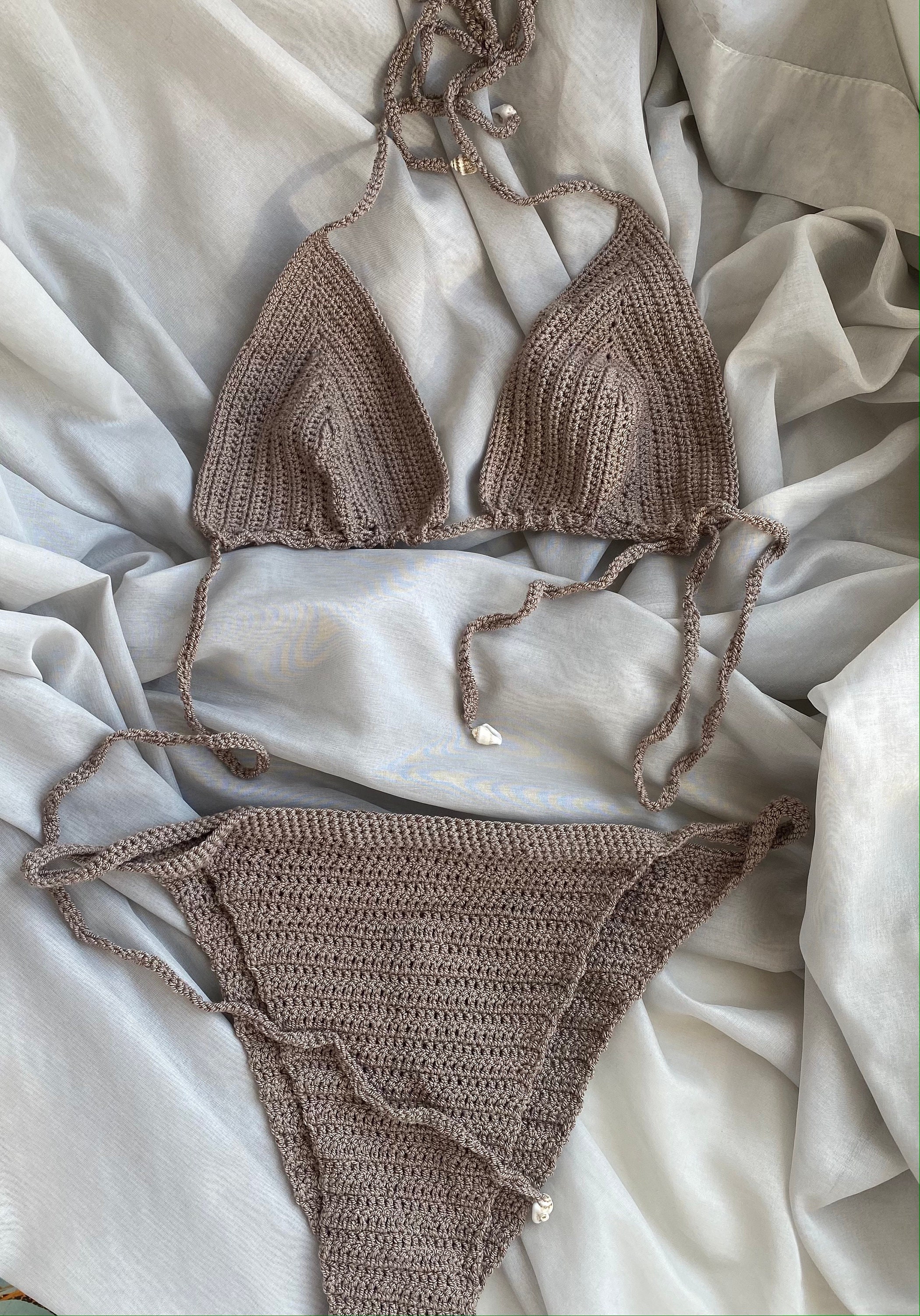 Crochet bikini set Etsy