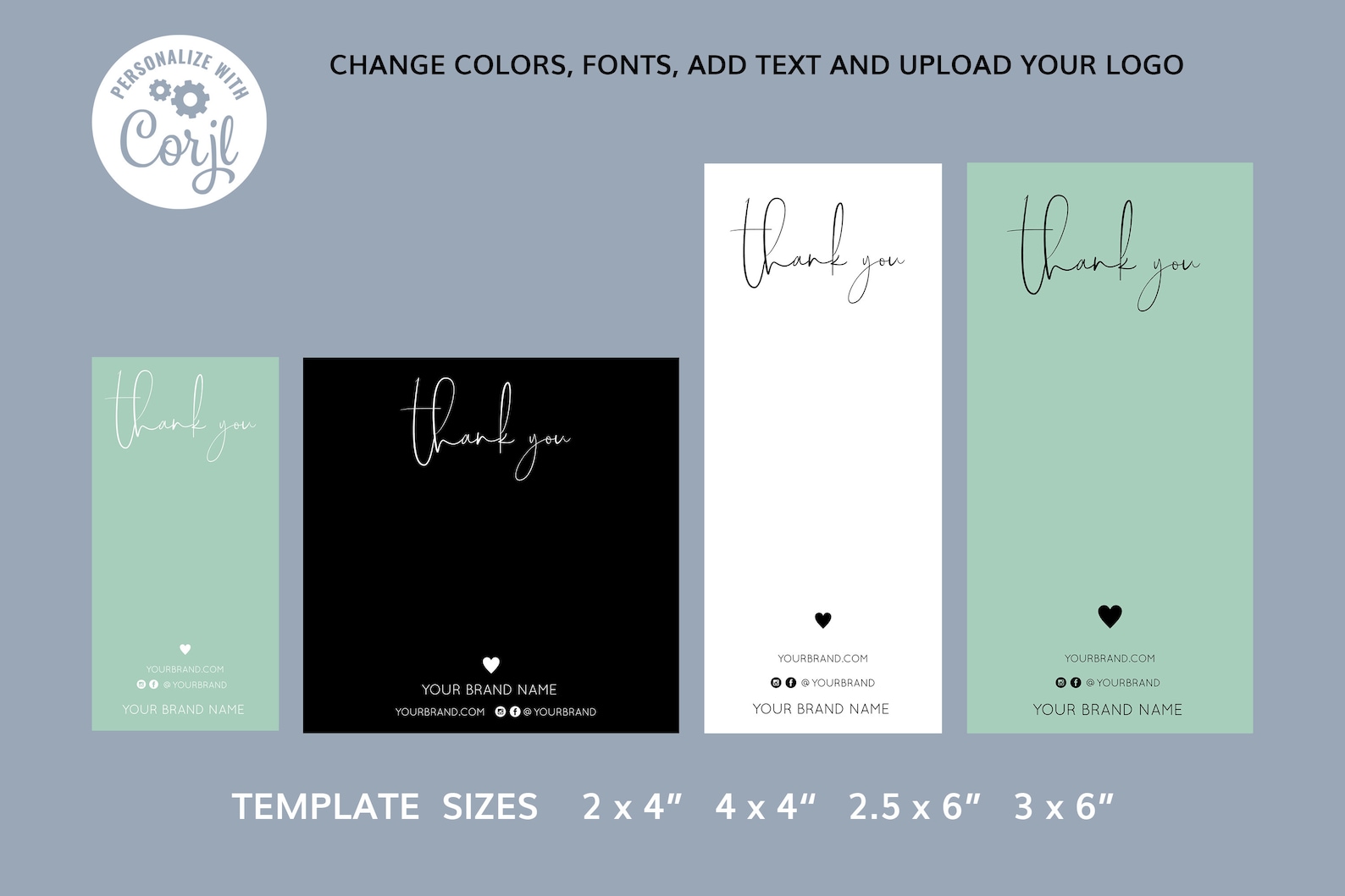 Box Label Template, Editable Packaging Labels, DIY Box Seal Labels ...