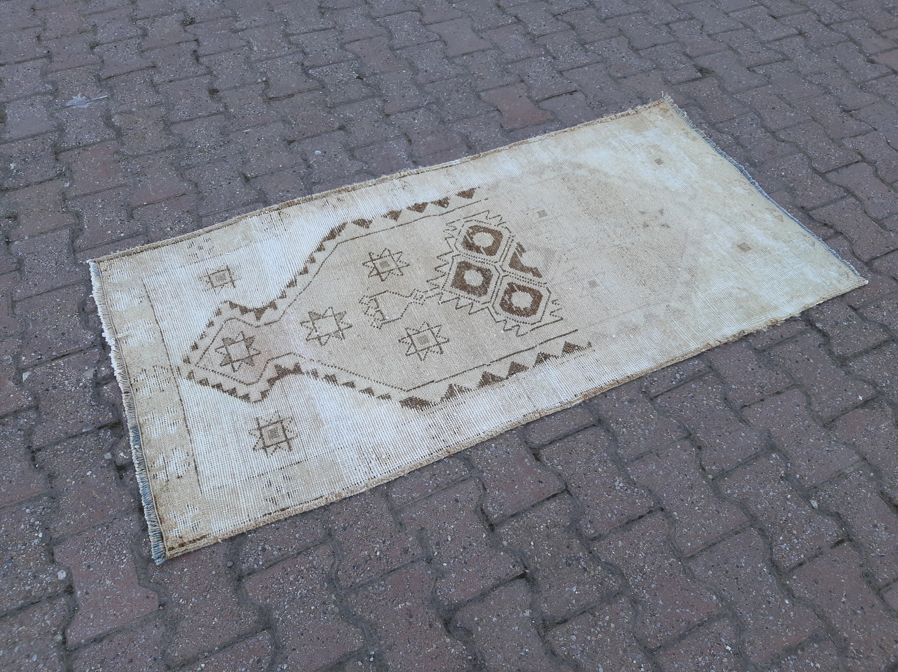 Neutraler Läufer Teppich 262x525 Fuß Boho Teppich neutraler | Etsy