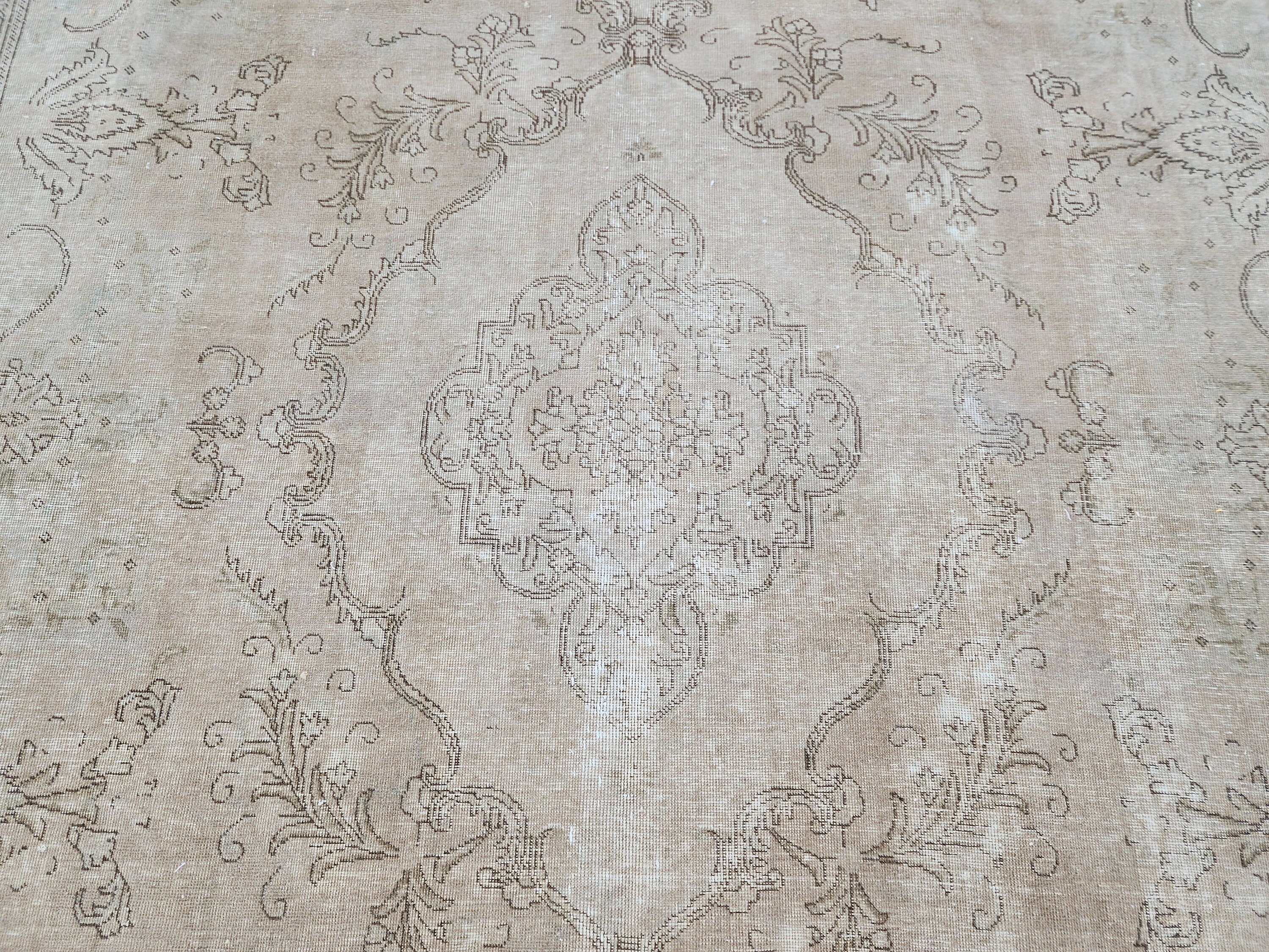 10x12 Oushak Rug Beige Rug Living Room Rug Turkish Rug Etsy