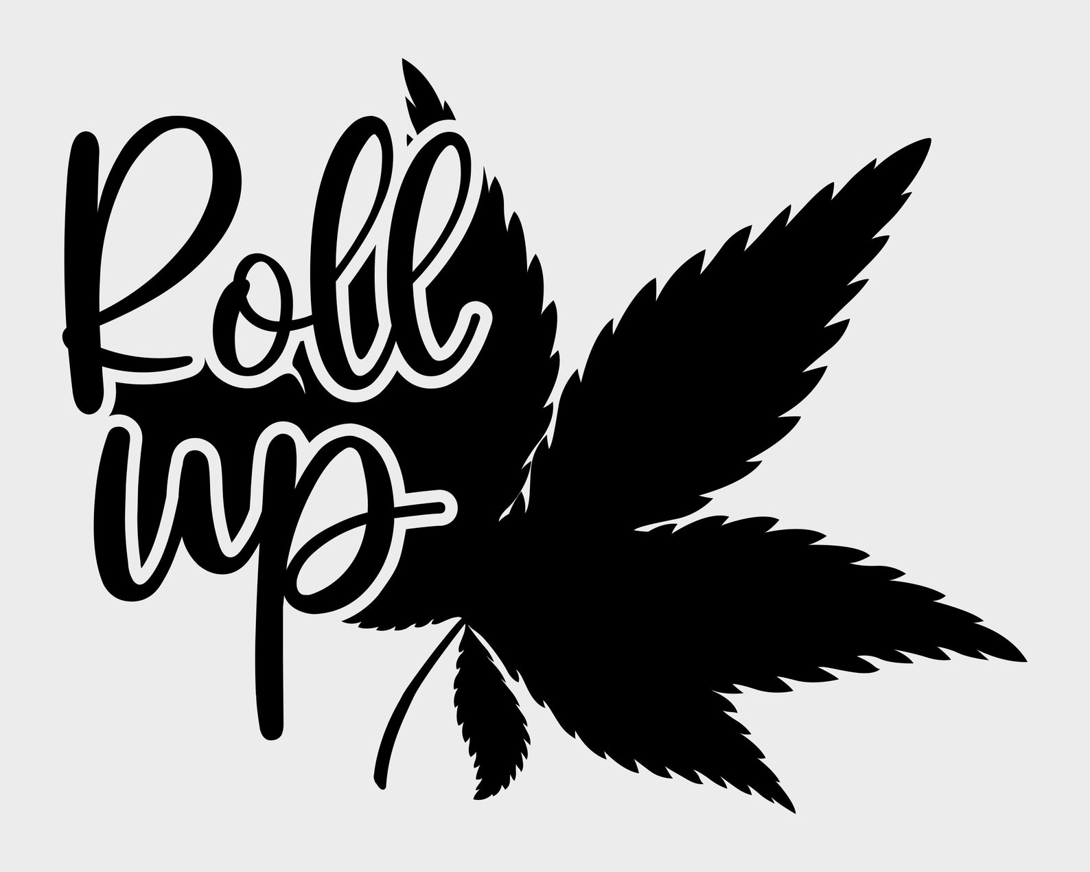 Roll up Weed Leaf Svg Png Files Marijuana Hemp Marihuana Mix - Etsy