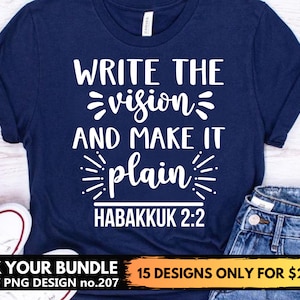  Christian Gifts, Write the Vision and Make It Plain: Habakkuk  2:2 Pink Bible Journal Notebook Diary for Women and Teens