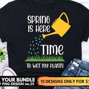 Der Frühling ist da, die Zeit um meine Pflanzen nass zu machen