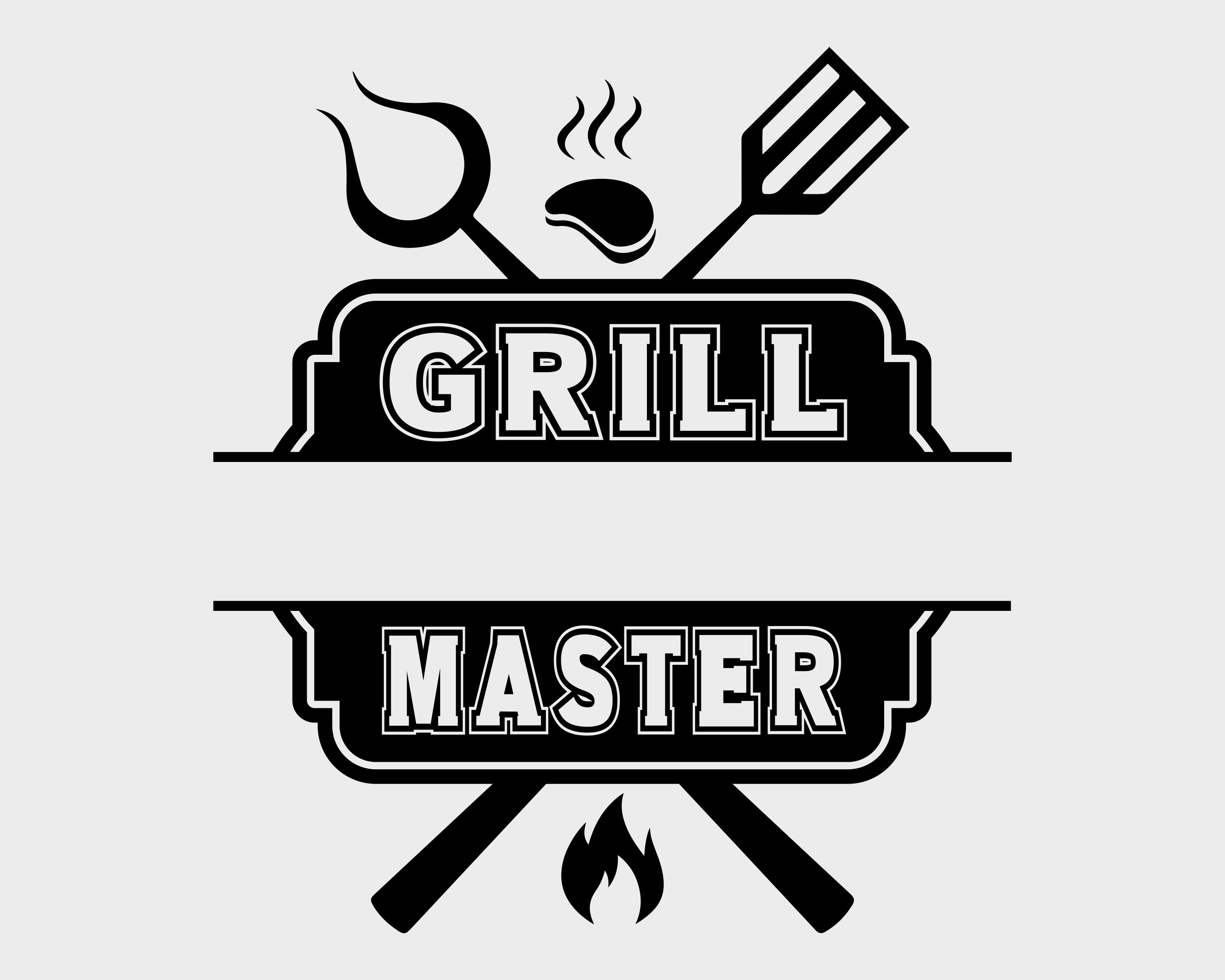 Grill Master Sign Svg Files for Cricut, Custom Name, Bbq Party Svg