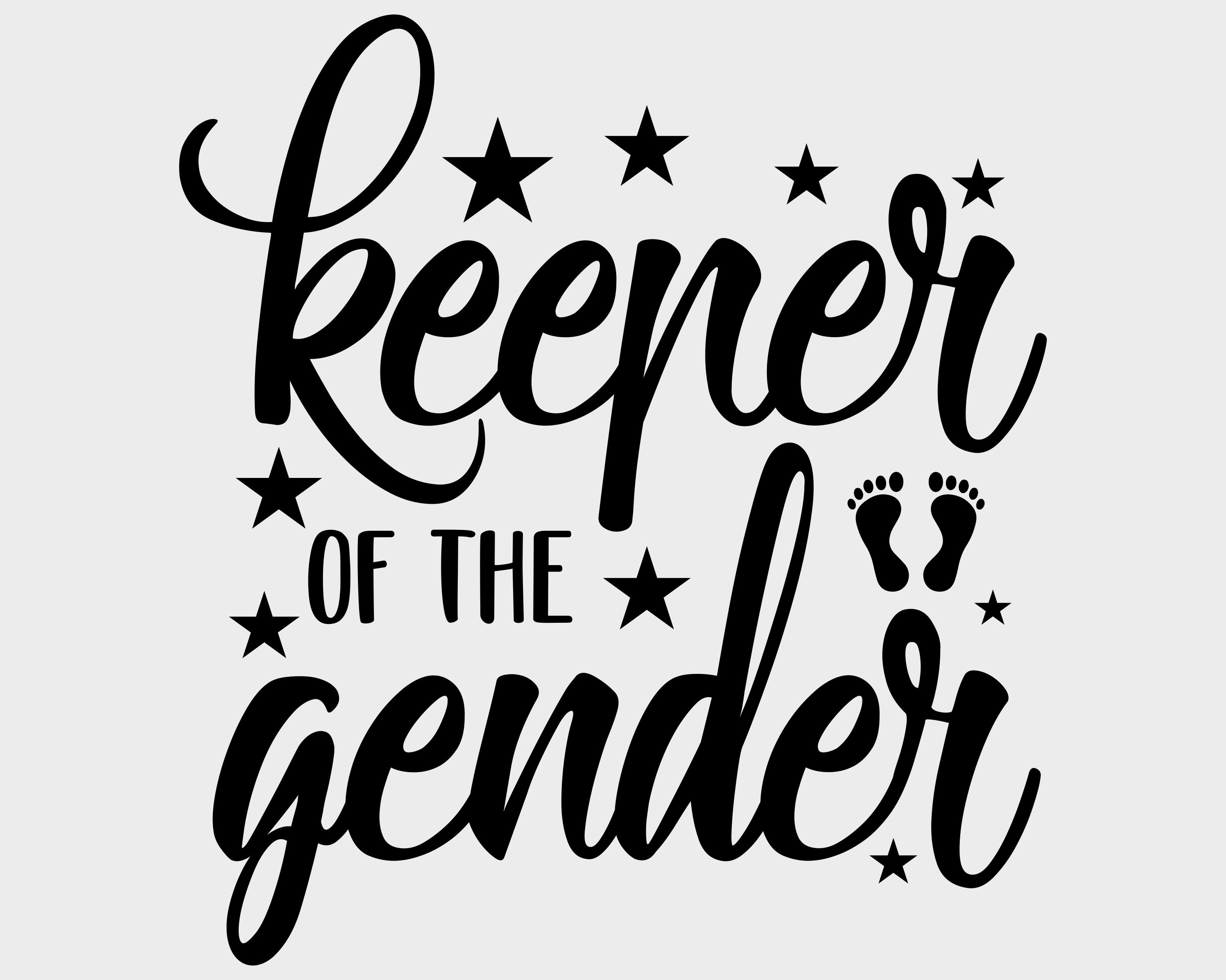 Keeper of the Gender Svg Files for Cricut, Pregnancy, Maternity Svg Png