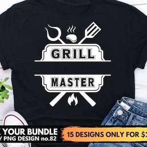 Grill Master Sign archivos svg para Cricut, nombre personalizado, fiesta de barbacoa svg, delantal svg, delantal de parrilla svg, papá delantal svg png paquete de mezcla