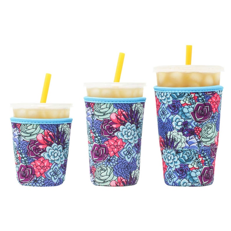 Iced Coffee Sleeve Iced Coffee Cup Sleeve Insulated Etsy