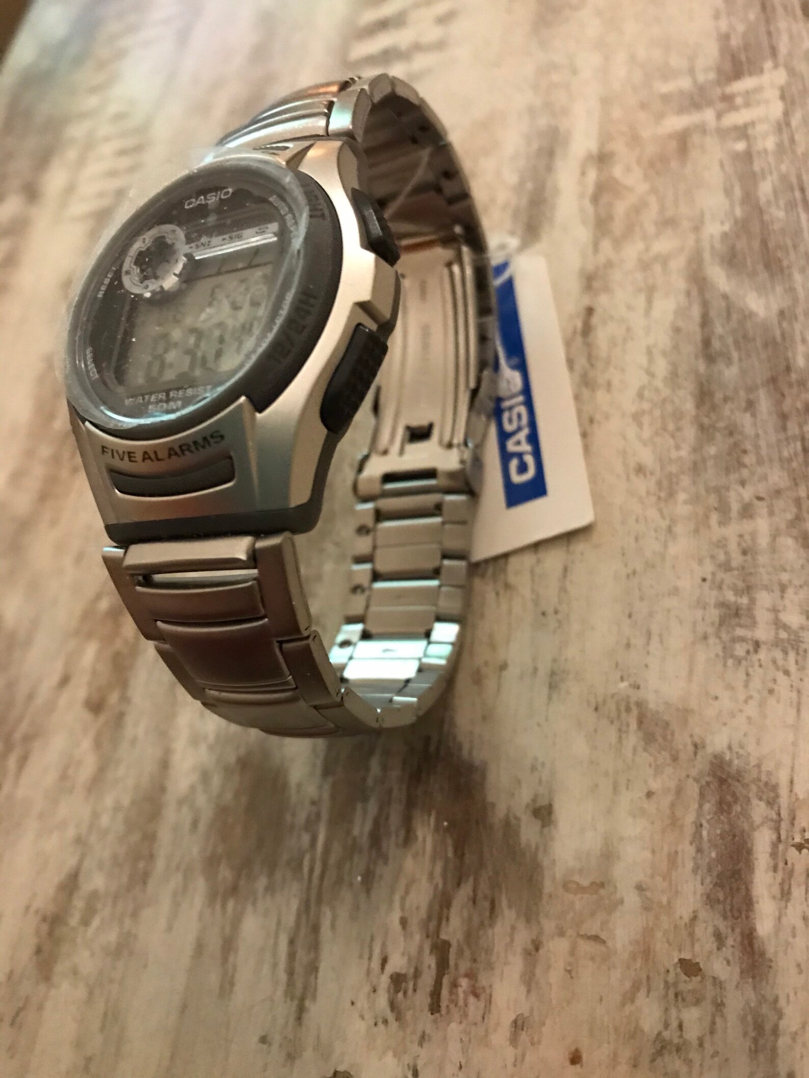 Casio illuminator five alarms amazing vintage watch Etsy