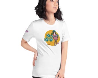 Angry Bunny Girl Grafik T-Shirt: Anime Manga T-Shirt