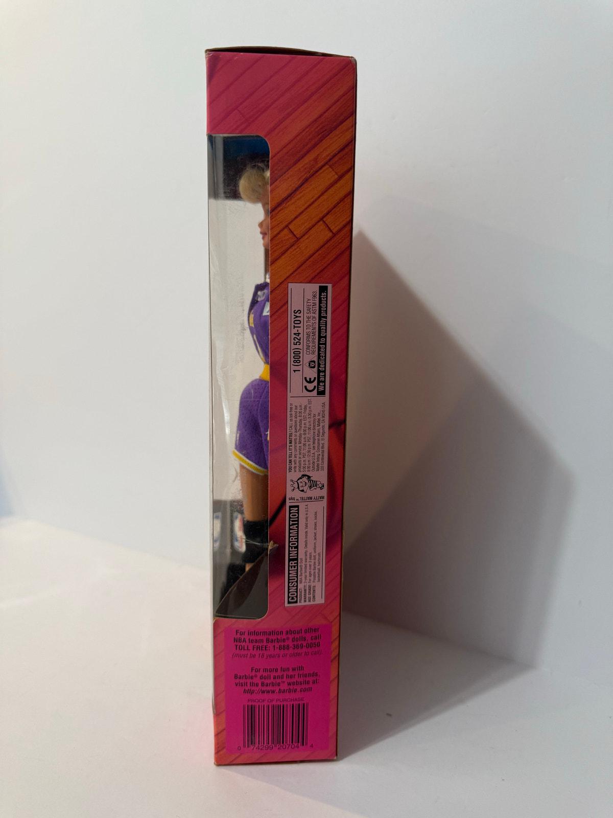 NBA Barbie LA Lakers Los Angeles Mattel Barbie Doll 20704 Vintage