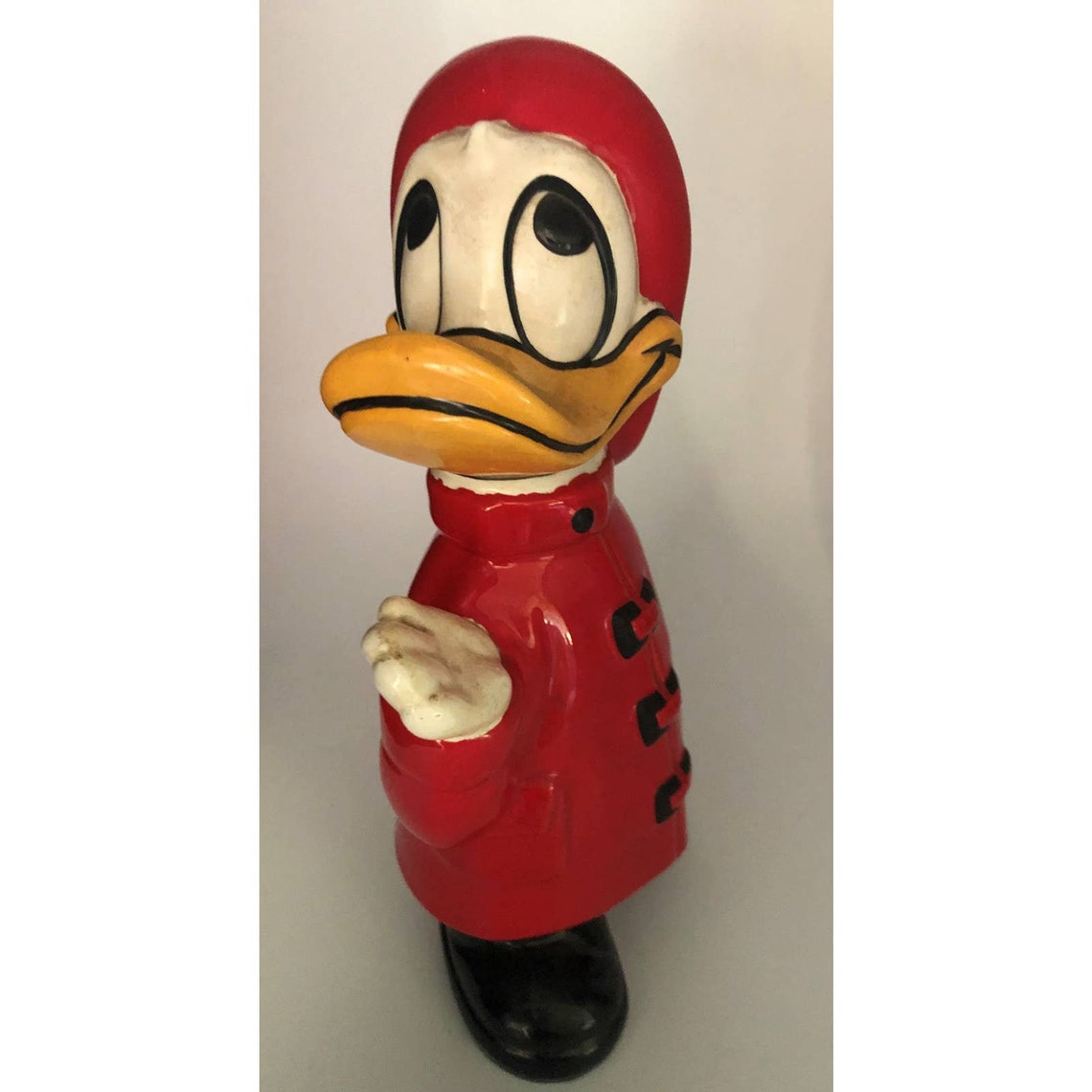 Vintage 1970's Ceramic Donald Duck Bank Etsy