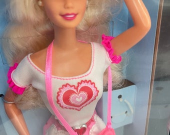 Vintage 1996 Valentine Fun Barbie Doll Special Edition NRFB Mattel