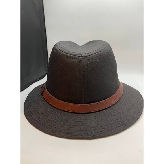 Vintage Black London Fog Vintage Rain Fedora Safa… - image 2