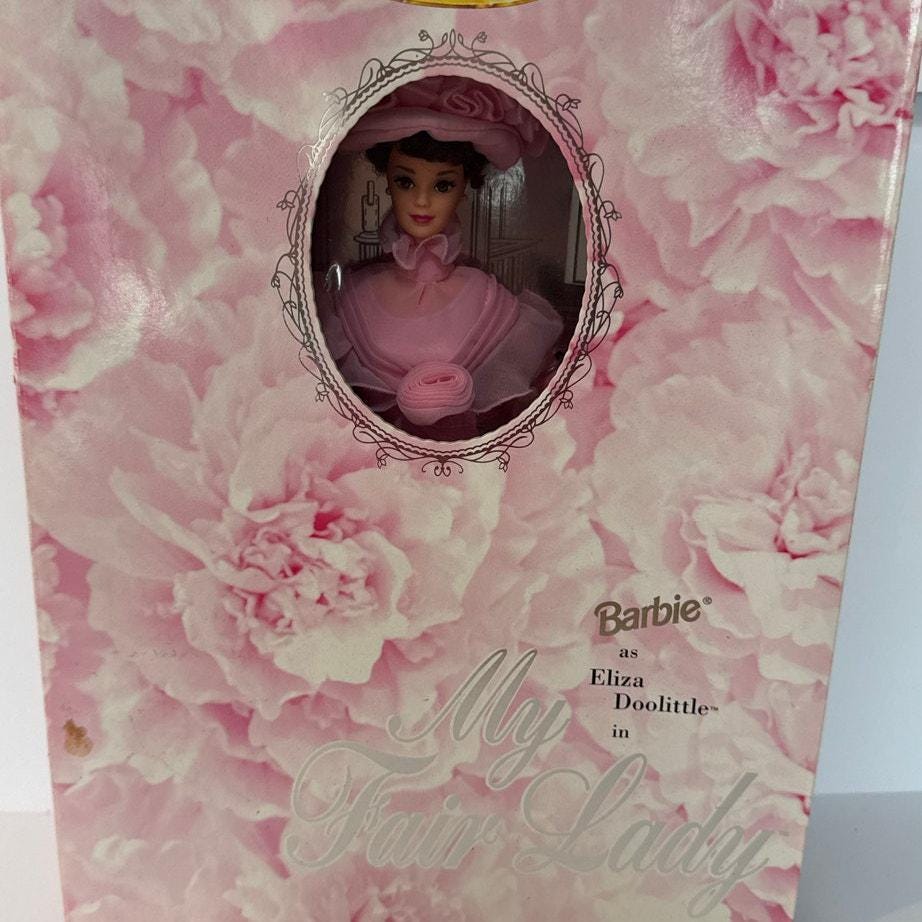 Barbie as Eliza Doolittle My Fair Lady Doll Pink Organza #15501 Mattel 1995