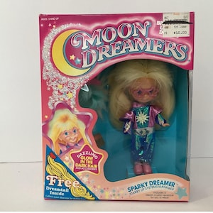 Vintage MOON DREAMERS - Sparky Dreamer Doll - Glow in the