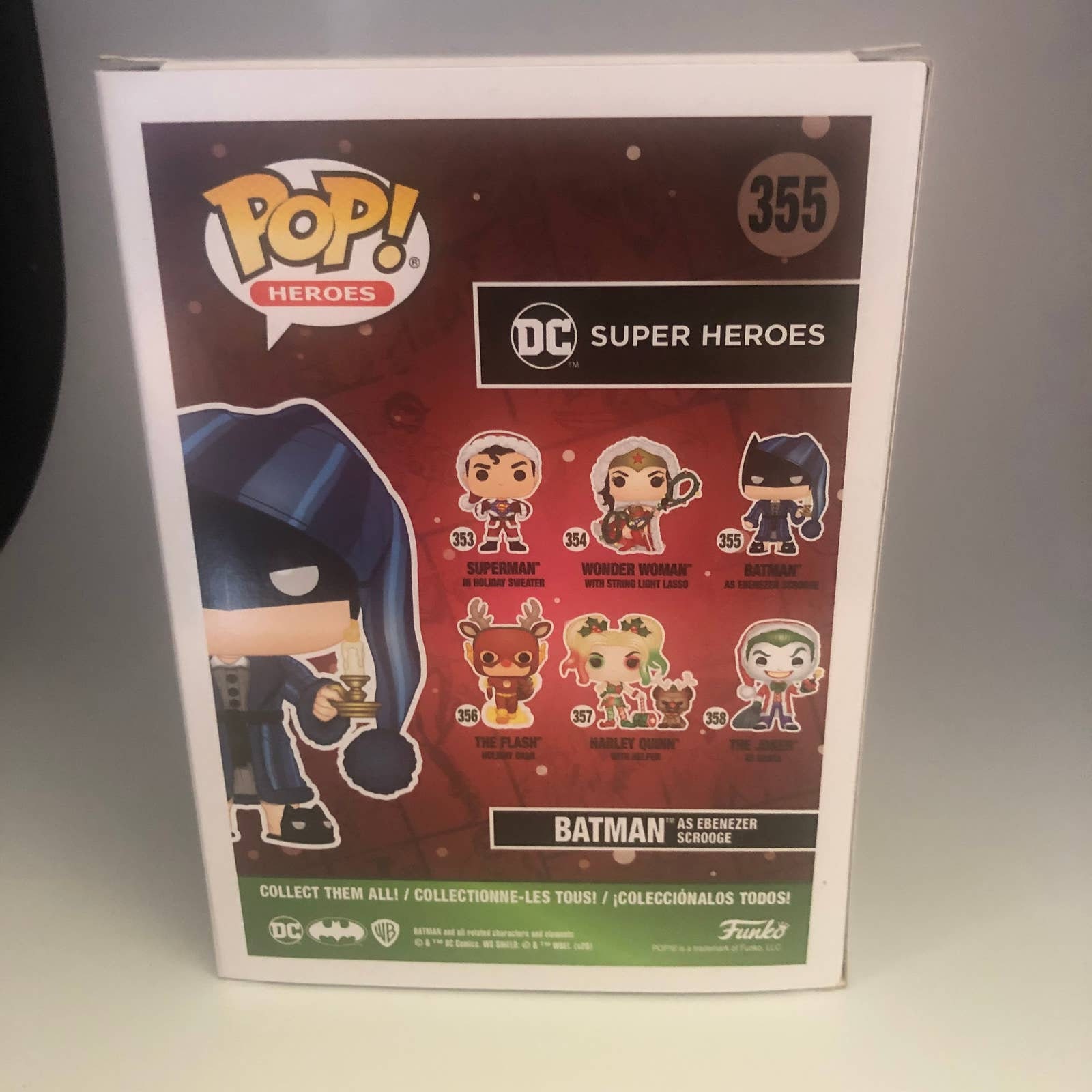 Funko POP 355 Heroes DC Christmas Holiday Batman As Etsy