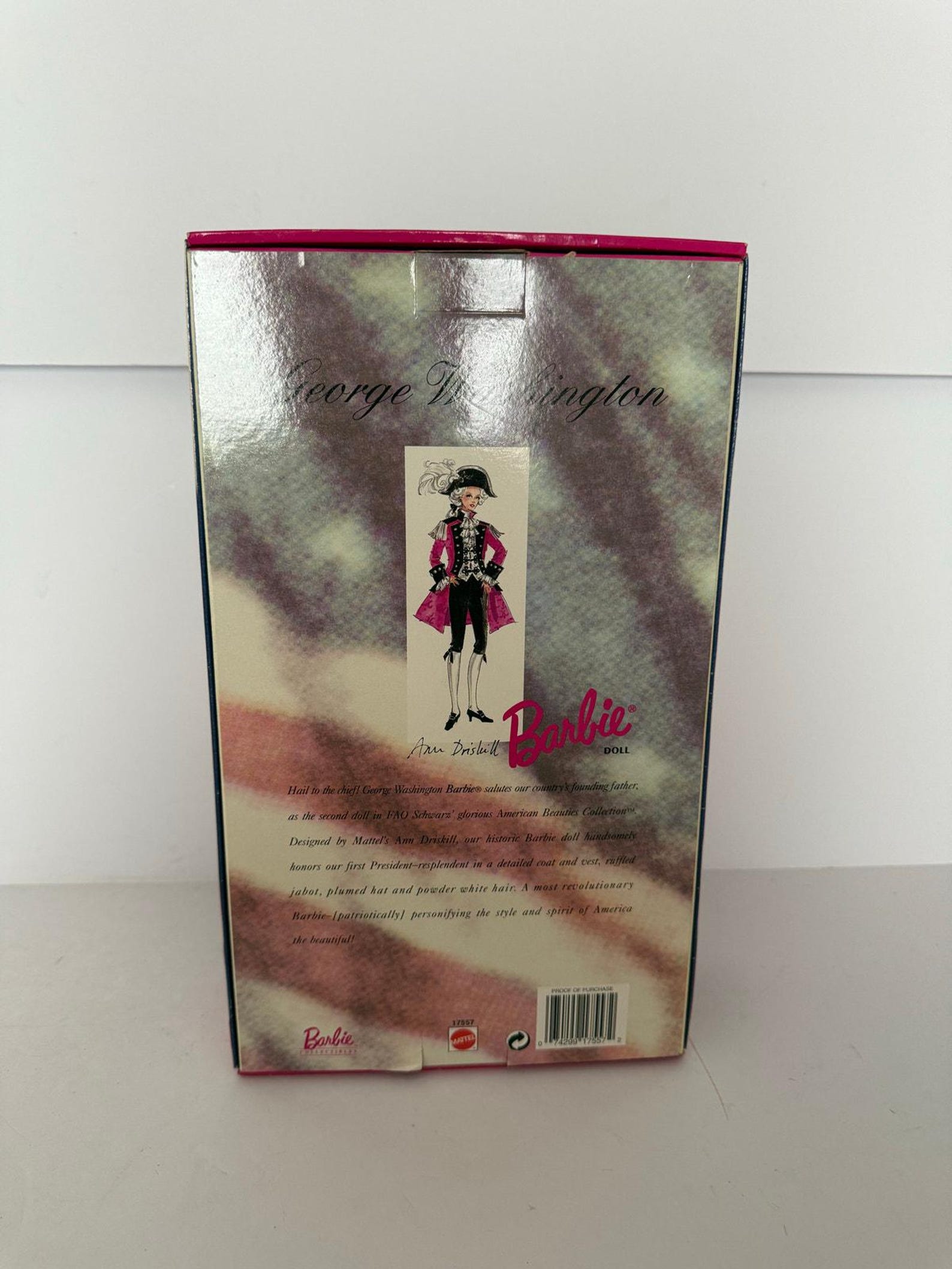 Barbie 1996 George Washington FAO Schwarz Édition limitée Mattel NRFB - France