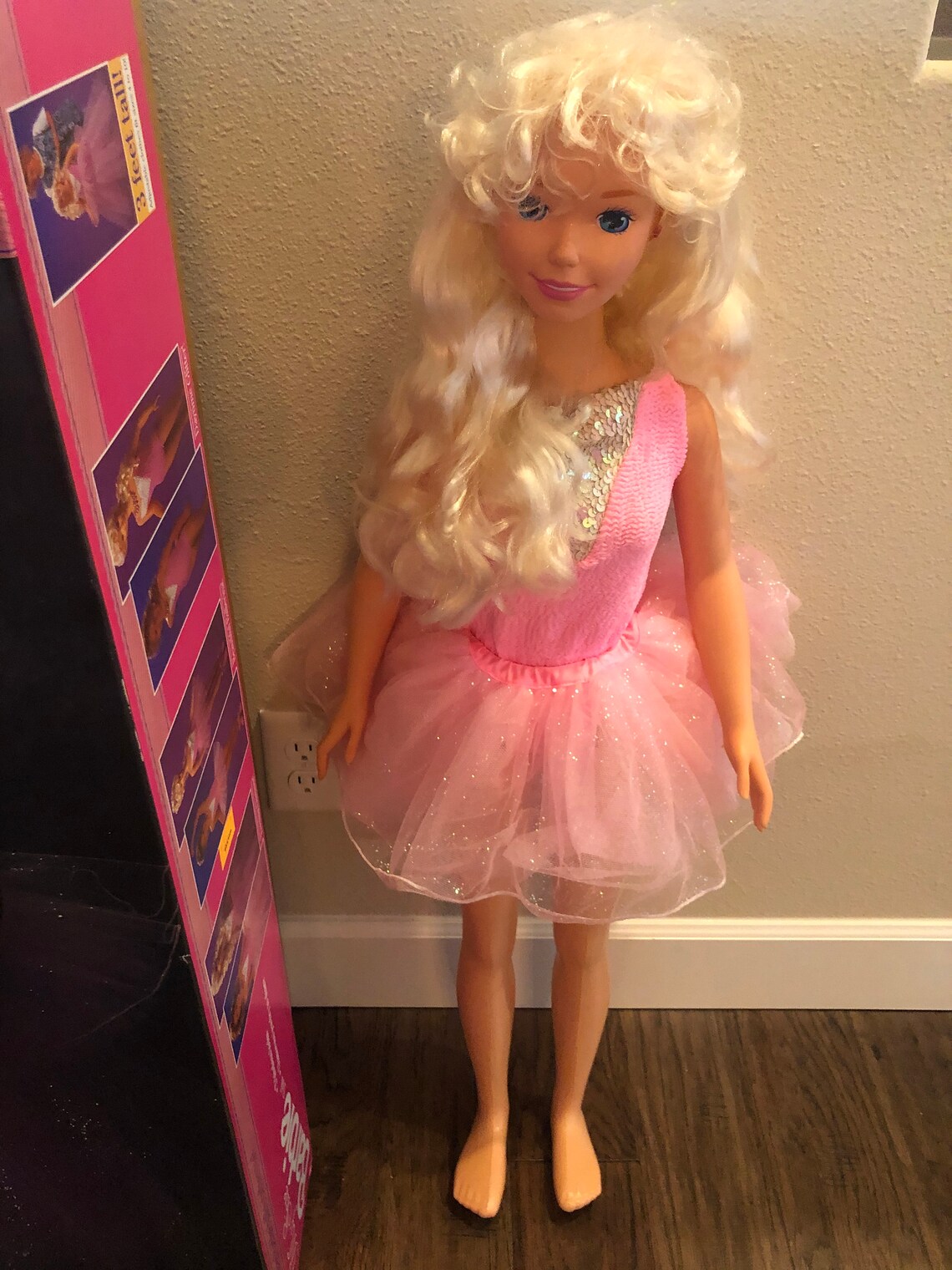 Life Size Barbie Doll 3 Feet Tall Vintage 1992 My Size Etsy