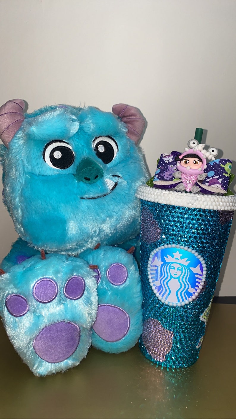 Monsters Inc Tumbler/ Monsters Inc Cup/ Starbucks Cup/ Rhinestone