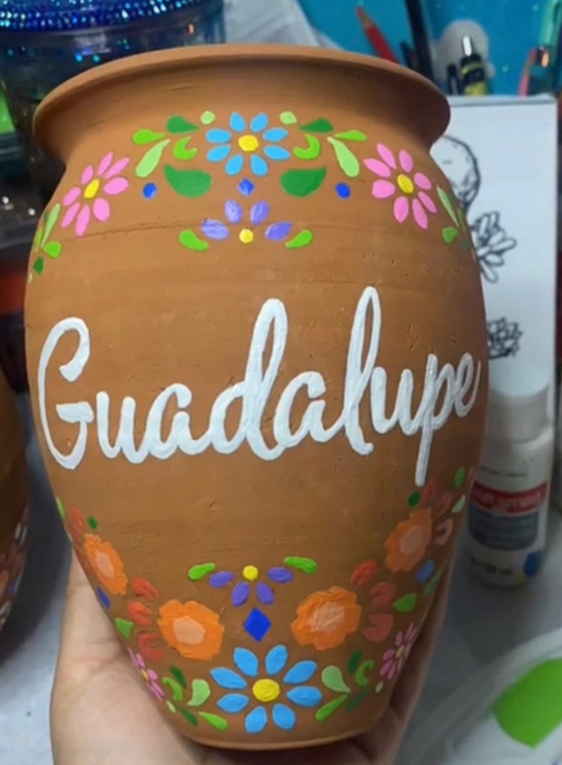 Handmade Cantaritos Painted Cantaritos Variety of Designs Etsy