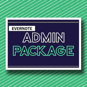Art Therapist Admin Package Evernote