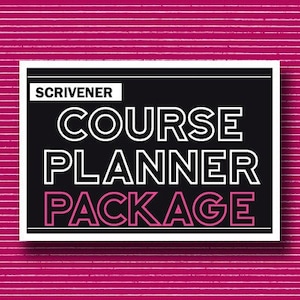 Art Therapist Course Planner Package Scrivener