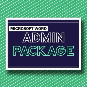 Art Therapist Admin Package Microsoft Word