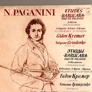Vintage Duo De Paganini - Etudes Baracuba/ 2 LP 70’s Vinyl/ Old Records/Classical Music/ Paganini Composer Vinyl