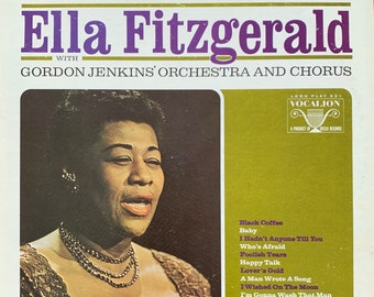 Vintage Ella Fitzgerald - With Gordon Jenkins’ Orchestra And Chorus /Decca Records/VG+/ Jazz LP/